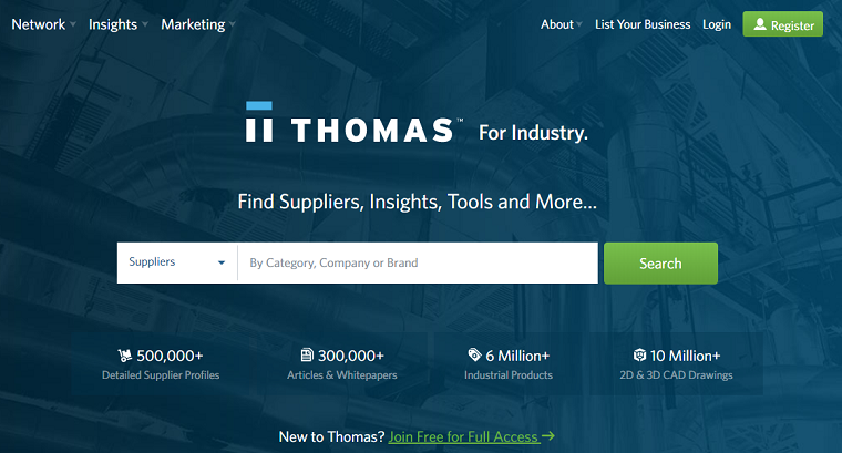 ThomasNet.com（托马斯）