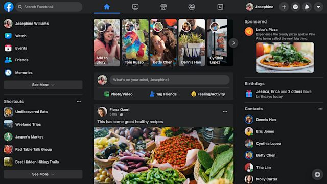 Facebook正式推出新版默认主页