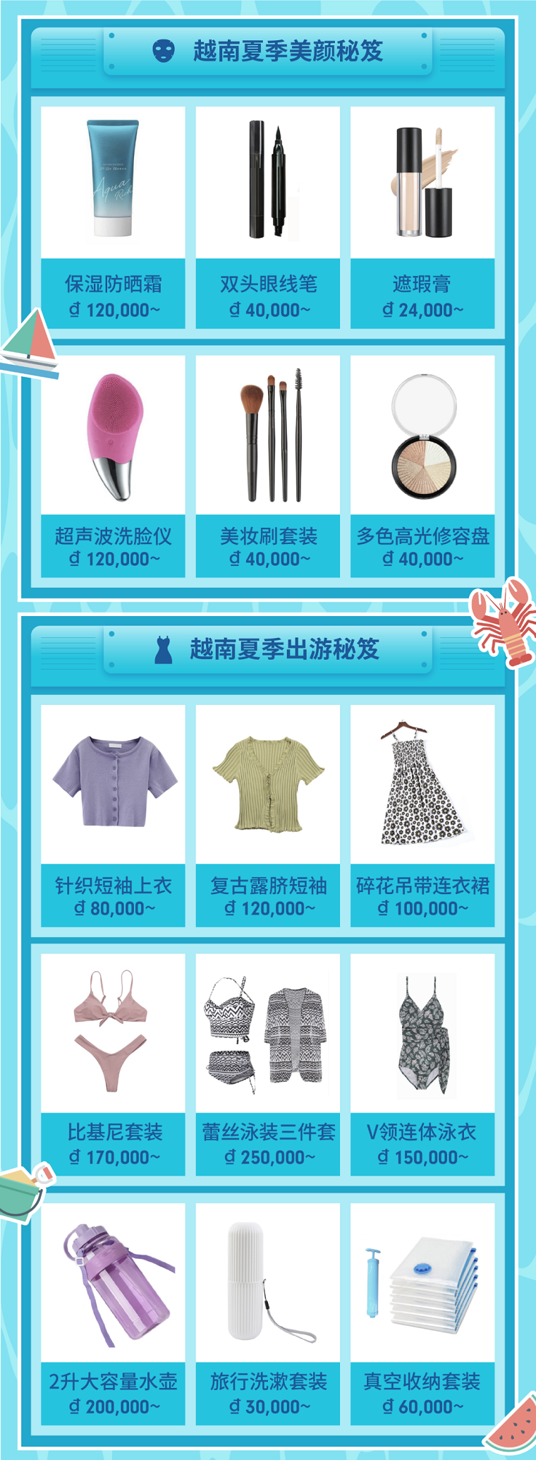 Shopee五大市场百件夏季热卖品预测, 选品爆单嗨翻天!