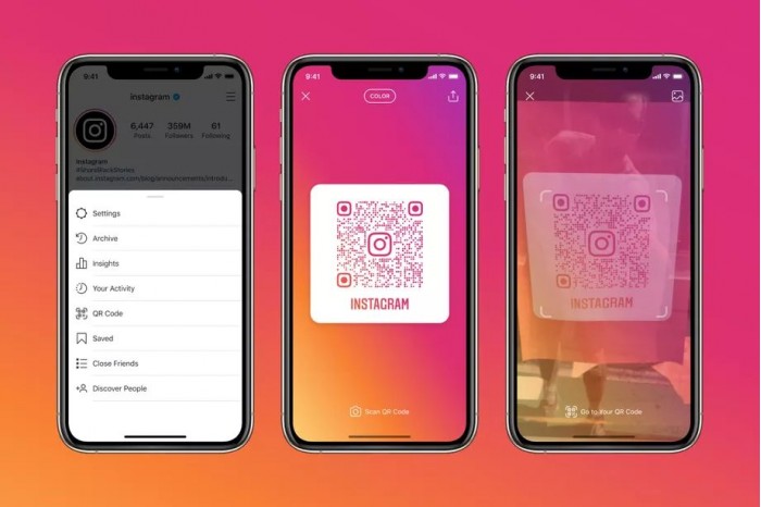 Instagram现可生成用户QR二维码 任意相机均可扫描识别