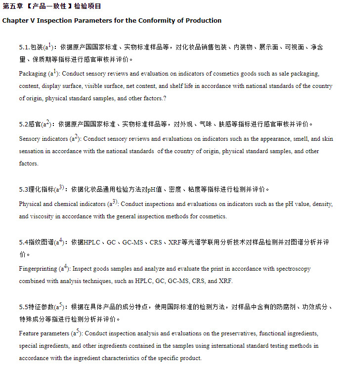 天猫国际新增化妆品类商品一致性抽检实施细则