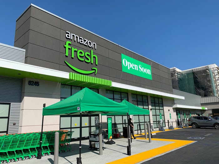 亚马逊计划在南加州、新泽西州等地开设Amazon Fresh新店