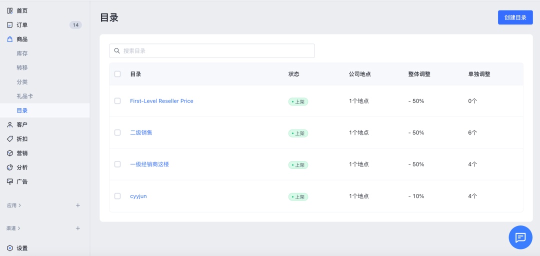 SHOPLINE正式上线B2B Catalog价目表